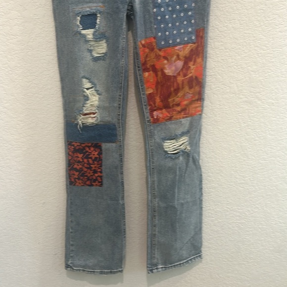 Free people orange blossom bootcut jeans size 24 NWT - Picture 6 of 11
